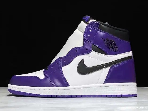 Court High Purple 1 555088-500 OG Jordan Air 0429